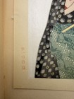 Utamaro Takashima Ohisa Fan Japanese Woodblock Reprint Daiichi Kogei