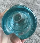Vintage Aqua Blue Glass Insulator