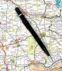 Vintage Autopoint Mechanical Pencil Large Black Advertising Standard Size