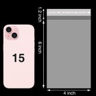 Aubeco 240pcs 4x6 Inch Self Sealing Cellophane Inch  pack Of 240   Clear 