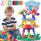  600 Pcs Building Blocks Connect Toys interlocking Solid Plastic Educational 