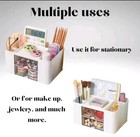 Desktop Organizer With Drawers  set Of 3 