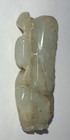 Antique Chinese Green Natural Jade Hand Carved Small Statue  Buddha