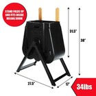   Hand-powered Concrete Mixer   Manual Cement  Stucco  Mortar   Grout Mixer     