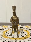 Vintage Nevco Brass Reading Horse Figurine 