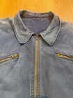 1950s Vintage French Cyclist Jacket Patchwork Metal Detail Large From Japan