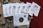  8x silverlon Lifesaver Antimicrobial  Iv Dressing 1in Disk  4mm Hole 