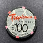 Tropicana Las Vegas Nevada  100 Casino Chip 2010 Obsolete Closed Imploded 2024