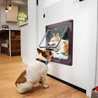 Cat Flap Door With 4 Way Security Lock Cat Dogs Flap Doors Weatherproof Cat Flap