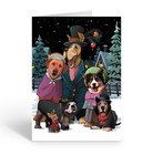 Funny Dog Christmas Cards - 16 Boxed Funny Dog Cards And Envelopes - 98
