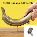 Metal Banana Hammer Dx Bronze Broccoli Stainless Steel Paperweight Fake Fruits