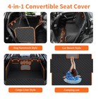 Dog Seat Cover Hammock Pet Seat Pad Back Waterproof Car Truck W  Pet Seatbelt