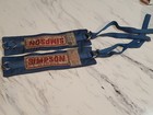 Ryan Newman Signed Rookie Dirt Late 1990s Race Used Firesuit Arm Straps Usac
