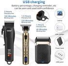 Wahl Professional Hair Cut Machine Barber Salon Cutting Trimmer Clipper Kit Set