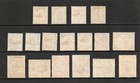 Malta Sg 157-72 1926 Gv Inscribed Postage  Definitive Set M m