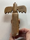 Vintage Alaska Totem Pole Resin Wood Look Hand Painted Alaskan 5    Figurine