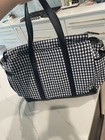 Pottery Barn Kids - Diaper Bag - Navy white Gingham - Monogramed 