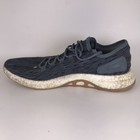 Adidas Men Pureboost  raw Steel  Cm8298 Blue Running Shoes Sneakers Size 12 5