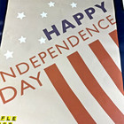 Waffle House Poster Happy Independence Day Never Used 34 5 x23  For Picture Read