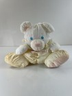 Vintage 1988 Fisher Price Puffalump Bear Yellow Stripes Bib Plush Stuffed Poor