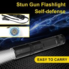 Rechargeable Led-stun Gun 1101 700 Bv Heavy Duty Metal