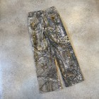 Vintage Y2k Carhartt Realtree Camo Pants Youth 12 Hunting Camouflage Work Wear 