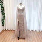 Luxury Mermaid Evening Dress For Women Formal Prom Wedding Party Gown 