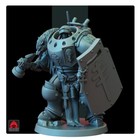 Red Pilgrim - Lieutenant In Machine Armor - Compatible W   Grimdark Crusade