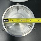 3  Mini Gas Pump Globe Holder - Polished Aluminum