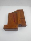 Vintage Wooden Wood Foundry Industrial Mold R j  Reynolds Steampunk Art