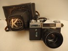 Vintage Kalimar Sr-200  35mm Film Slr Camera With Helios-44 Lens 58m F2  Case
