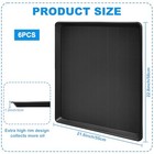 Large Auto Oil Drain Pan - 22  Plastic Oil Catch Pan For Cars   Machinery 6 Pack