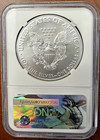 2017 American Eagle Silver Dollar  1 Ms70 Ngc  first Day Of Issue 