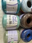 Aunt Lydia s Classic 10 Crochet Thread 100  Cotton Lot Of 4 Mixed Colors New