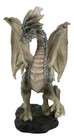 Fantasy Mythical Medieval Battle Of Thrones Wise Old Ancient Dragon Figurine 8 h