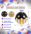Soccer Ball - Usa Flag - Size 4