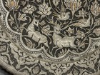 Vintage Persian Ghalamzani Middle Eastern Tray Wall Hang 15 5   