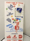 Vintage 1995 State Fair Of Texas Unused Coupon Packet W  Collector Pin   Ads