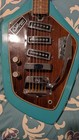 Vintage Domino Californian Phantom Style Electric Guitar Made In Japan Seafoam