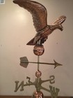 Smithsonian Eagle Weathervane 23    Wing Span Hand Crafted Copper And Brass   new    