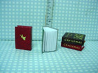 Miniature Christmas  3374   4 Book Set  Jacqueline s 1 12 Scale