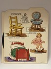 Vintage 1949    the 3 Bear    Uncut Paper Doll toy   Record
