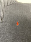 Polo By Ralph Lauren Q-zip Knit Sweater Kids Size L 14-16 