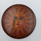 Boho Celestial Sun Face Coasters And Box Set
