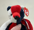 Ty Patriotic Bears -jointeduncle Sam Dated   2001  And Patriot Bear 2000