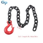 2 Pcs 5 16   36  Trailer Safety Chains Heavy Duty Breaking Strength 21000lbs G80