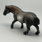 Schleich 2007 Dark Grey Percheron Mare Figure Farm Horse Retired Toy 13626