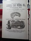 1888 Vintage Print Ad 2 Pages Lobdell Car Wheel Wilmington Delaware Railroad Car
