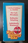 Coca-cola Die-cast Mini Delivery Bike 1 20 Scale 1998 Limited Edition