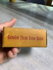 Antique Full Unopened Three 3 Crow Brand Ginger Spice Box Atlantic Rockland Me